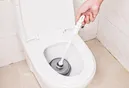 plastic toilet cleaning tool